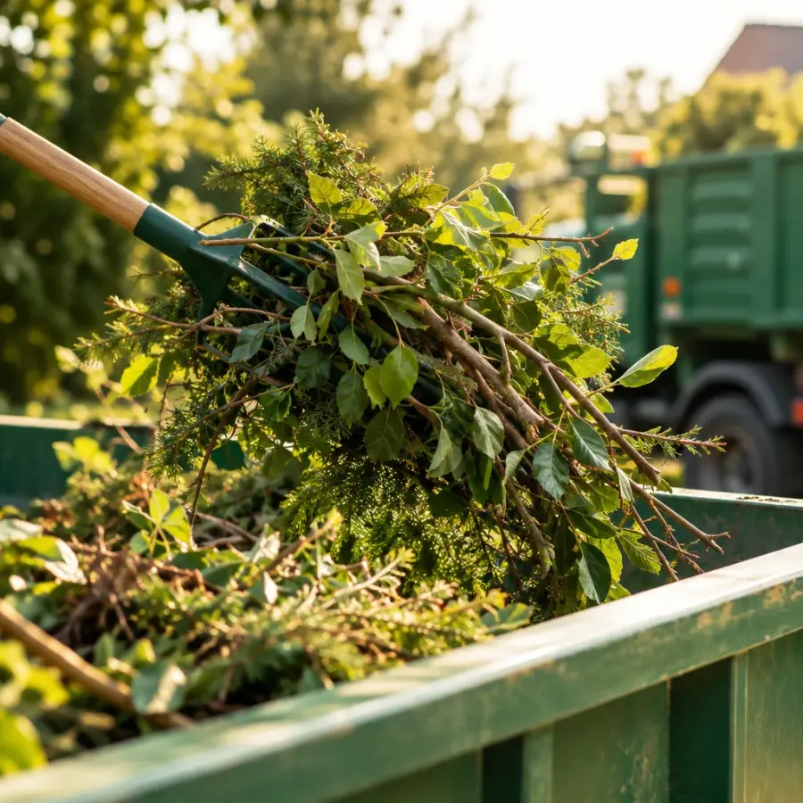 Benne pour évacuation de déchets verts dans le Bas-Rhin et le Haut-Rhin